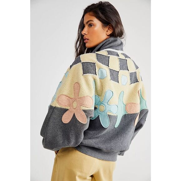 New Free People Flower Power Pullover Sz Small - Picture 2 of 7